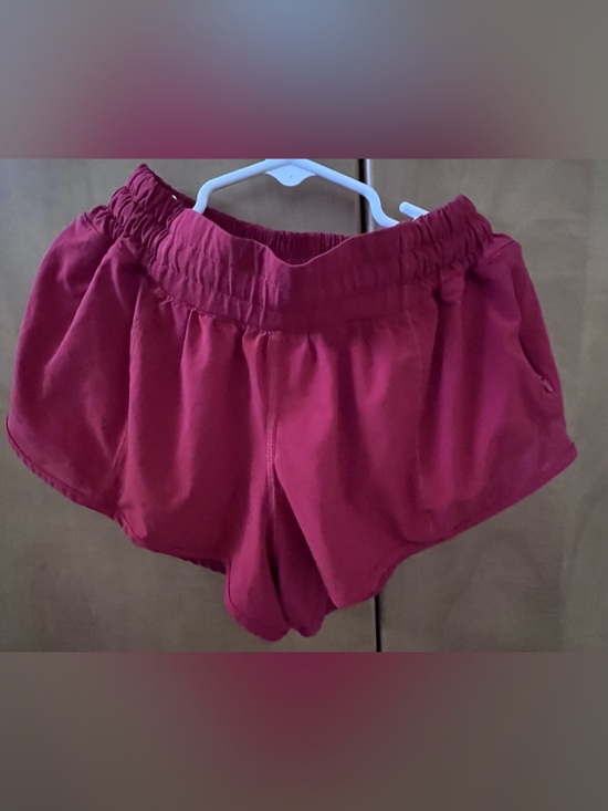 lululemon athletica Pants - Lululemon Women's Athletic Shorts in Red Size 4